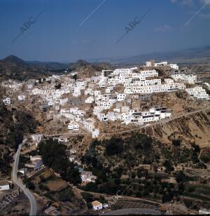 Vista de Mojacar en los 90