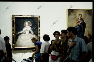 En la imagen, el cuado de Velázquez, Retrato de la Infanta María Teresa