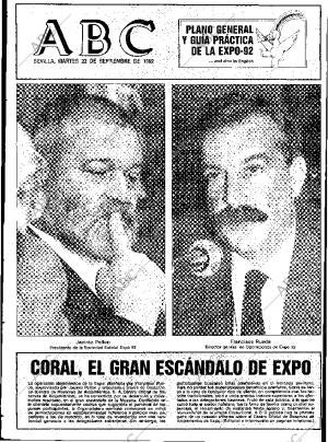 ABC SEVILLA 22-09-1992