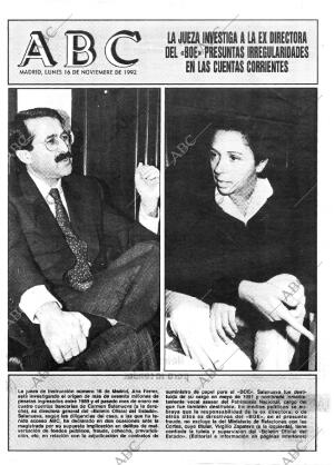 ABC MADRID 16-11-1992