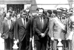 Desfile del día de las Fuerzas Armadas de 1993, en Madrid, Presidido por sus...