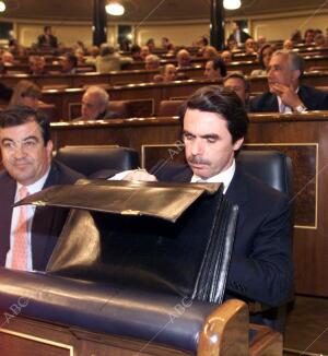 Sesión de investidura de José María Aznar en el Congreso de los Diputados