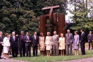 Hernani 16-09-2000 inauguración museo Chillida foto José García -Jaime García