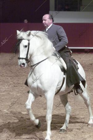 Alvaro Domecq en el Espectaculo de la Feria del Toro en Sevilla