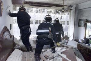 atentado de eta en la calle Corazon de Maria con cardenal Siliceo foto Jaime...