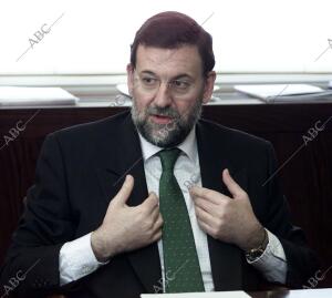 Entrevista al vicepresidente primero y ministro del interior Mariano Rajoy