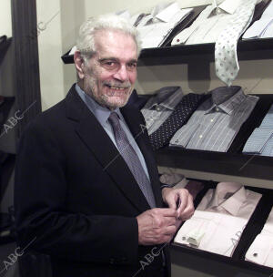 Omar Sharif Presenta su nueva tienda The Sharif Shirt Co. en Madrid