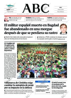 ABC CORDOBA 21-08-2003