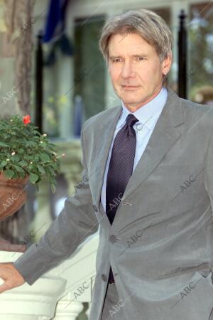 Harrison Ford en Madrid, durante el viaje de promoción de la película...