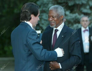 reunión del presidente del gobierno Jose Mª Aznar con el secretario general de...