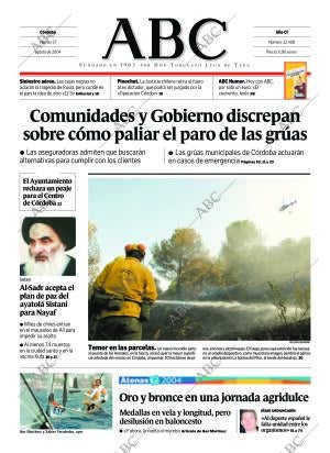 ABC CORDOBA 27-08-2004