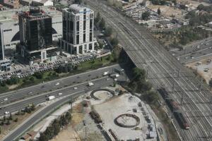 Vistas Aereas de la Ciudad.- en la Imagen.- nudo sur M-30- Menendezalvaro.-Ave
