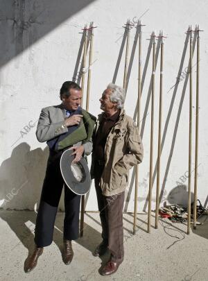 Iscar, Valladolid foto Heras, Sebastian palomo Linares con Jose Maria...