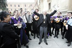Entrega del premio Cervantes al escritor Mexico- Sergio Pitol