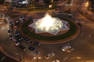 Inauguración de la fuente de la Plaza de Andalucía