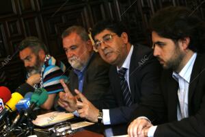 Juno-2008. Rueda de prensa de Iu. Archsev