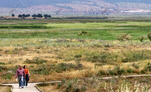 situación de Sequia en el parque nacional de las Tablas de Daimiel en la...