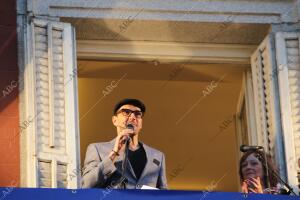 Plaza Mayor pregón de las fiestas a cargo de Luis Merlo foto, Isabel Permuy...