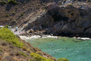 Benidorm, 17/07/2012. Cala del tío Ximo