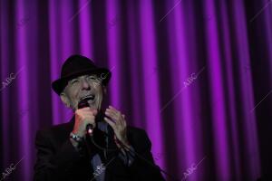 Concierto de Leonard Cohen en el Palau sant Jordi