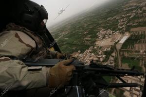 Traslado en helicóptero desde la base de Herat hasta la de Qala i Naw