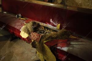 Estado de la Basílica del Pilar tras la explosión foto Fabián Simón archdc