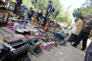 Rastro de antigüedades. Mercadillo