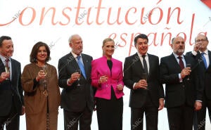 recepcion en la sede de la comunidad de madrid por el dia de la constitucion, en...