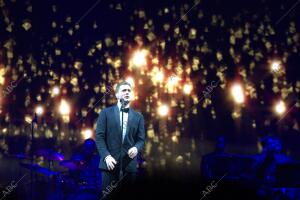 Concierto del cantante canadiense Michael Buble en el Palacio de los Deportes
