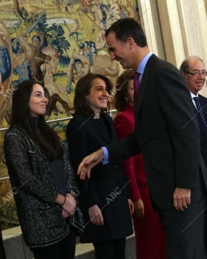 Audiencia en el Palacio de la Zarzuela de S.A.R. el Príncipe Felipe a la...