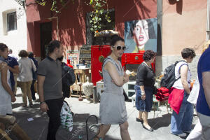 Mercadillon en el Barrio de las Letras foto Isabel permuy ARCHDC