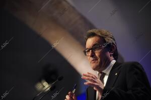 Rueda de prensa de Artur Mas, president de la Generalitat de Cataluña