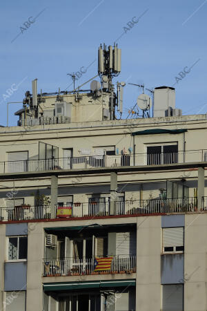 Antenas de telefonía móvil en los edificios