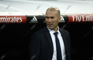 En la imagen, Zinedine Zidane durante el partido