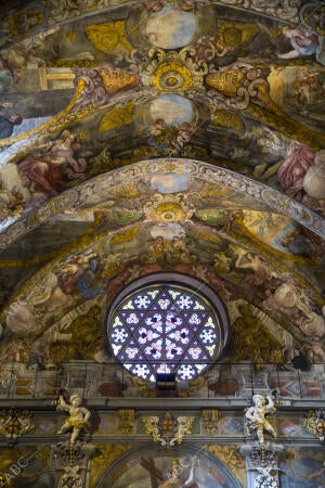 Los frescos de la iglesia de San Nicolás, restaurados tras tres años de trabajo,...
