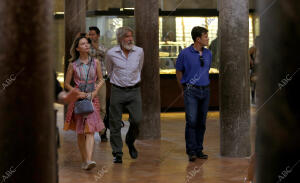 El actor Harrison Ford y su esposa Calista Flockhart, visitan la Mezquita...