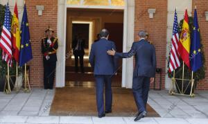Reunión el Palacio de la Moncloa del presidente del Gorbierno Mariano Rajoy y el...