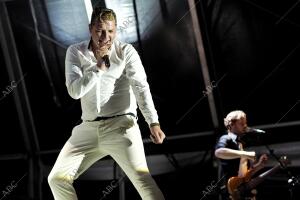 Concierto de John Newman en las fiestas de la virgen de San Lorenzo