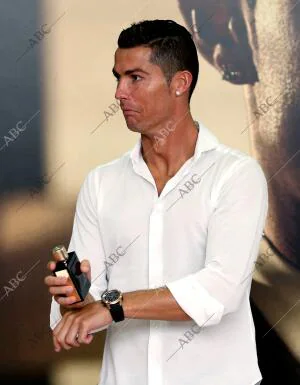 Presentación del perfume de Cristiano Ronaldo