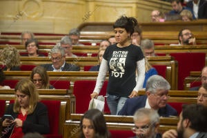Comparecencia del presidente de la Generalitat, Carles Puigdemont, en el...