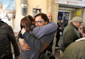 En el Bar Bocha, la Hermandad del Cristo de los Gitanos celebra el quinto premio...