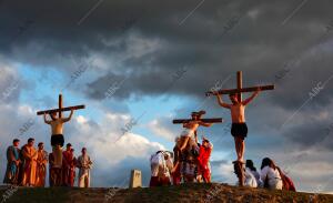 Vía Crucis viviente juvenil, cumplirá la 32ª representación en la que sus...