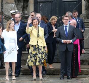 La Reina Sofía acude a la inauguración de la restauración del Pórtico de la...