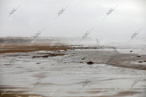 Lluvia y viento en Valencia