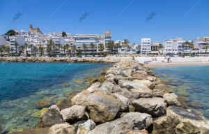 Altea (Alicante), 04/06/2019. Playa del Espigón