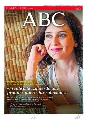 ABC MADRID 17-08-2019