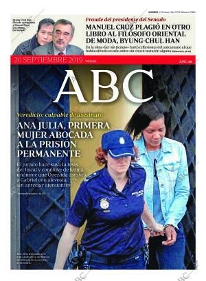 ABC MADRID 20-09-2019