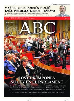 ABC MADRID 27-09-2019