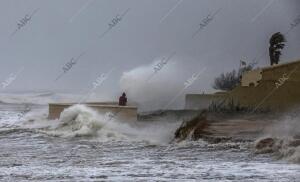 Temporal de viento y lluvia por la borrasca Gloria