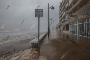 Temporal de viento y lluvia por la borrasca Gloria